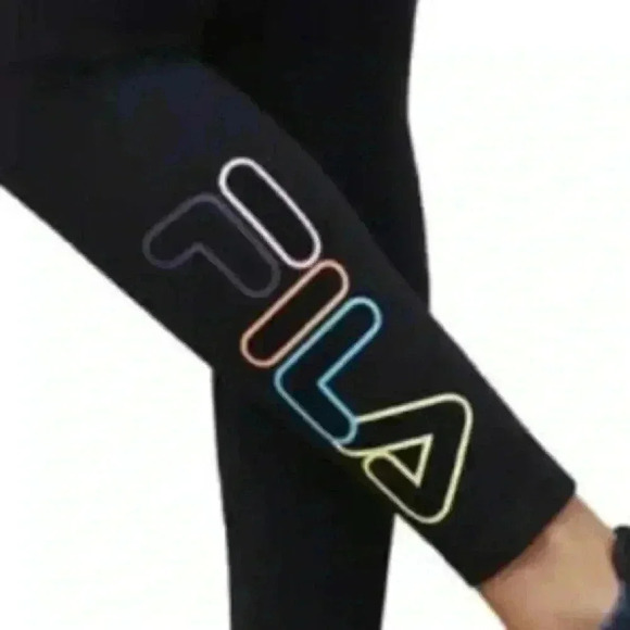 🆕Fila High Waist Leggings Black XS🆕 - Picture 4 of 7